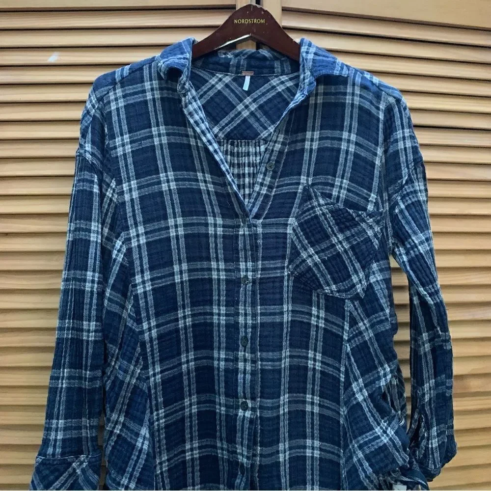 Free People Flannel Size Small